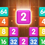 2048 neon game