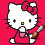 Easy Coloring Kitty